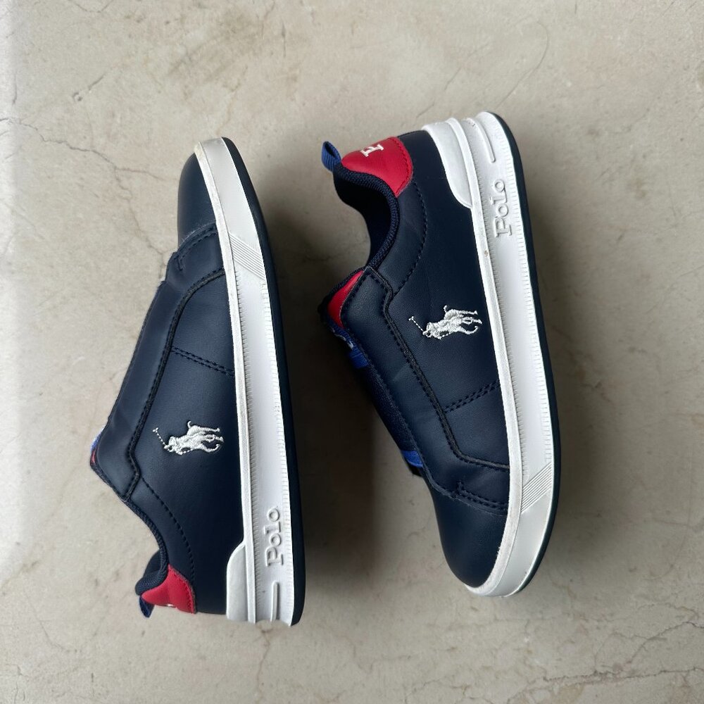 Navy Polo Ralph Lauren Shoes. Kids size 11